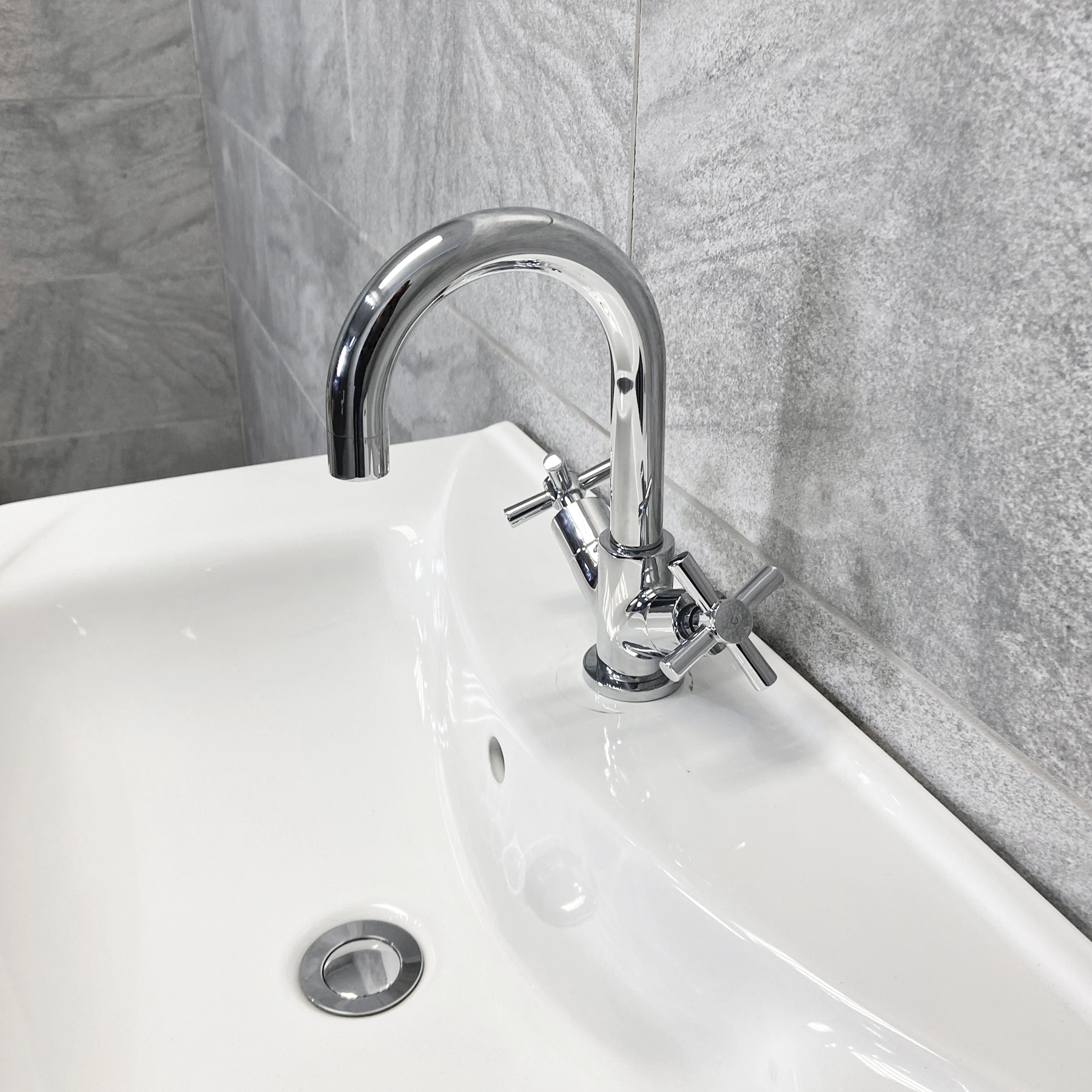 650mm Cloakroom Vanity Bathroom Suite – Basin Unit & Toilet Set With Tap Option 7 650mm Cloakroom Vanity Bathroom Suite – Basin Unit & Toilet Set With Tap Option - Image 5