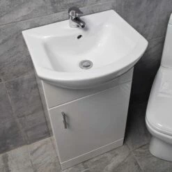 Rak Origin Corner Toilet & Vanity Basin Unit Bathroom Set Cloakroom 19 Rak Origin Corner Toilet & Vanity Basin Unit Bathroom Set Cloakroom -Comparethebathroom Shop KIT709 A Origin St Moritz 450 sink