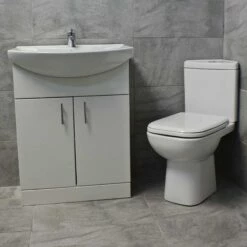 Rak Origin Corner Toilet & Vanity Basin Unit Bathroom Set Cloakroom 20 Rak Origin Corner Toilet & Vanity Basin Unit Bathroom Set Cloakroom -Comparethebathroom Shop KIT709 BC Origin St Moritz 550 650 side