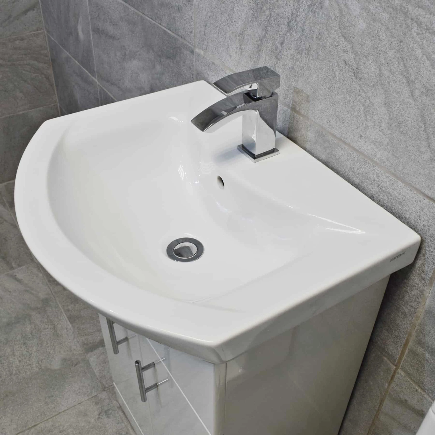 Bathroom Storage Vanity Sink Basin Unit + Rimless Toilet Suite 550 650 750 850mm 9 Bathroom Storage Vanity Sink Basin Unit + Rimless Toilet Suite 550 650 750 850mm - Image 7