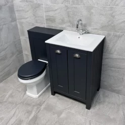 Derby Indigo Blue Vanity Sink Basin Storage Unit + Toilet Bathroom Suite 11 Derby Indigo Blue Vanity Sink Basin Storage Unit + Toilet Bathroom Suite -Comparethebathroom Shop KIT805 Indigo Derby Vanity WC Traditional Compare Side jpg webp