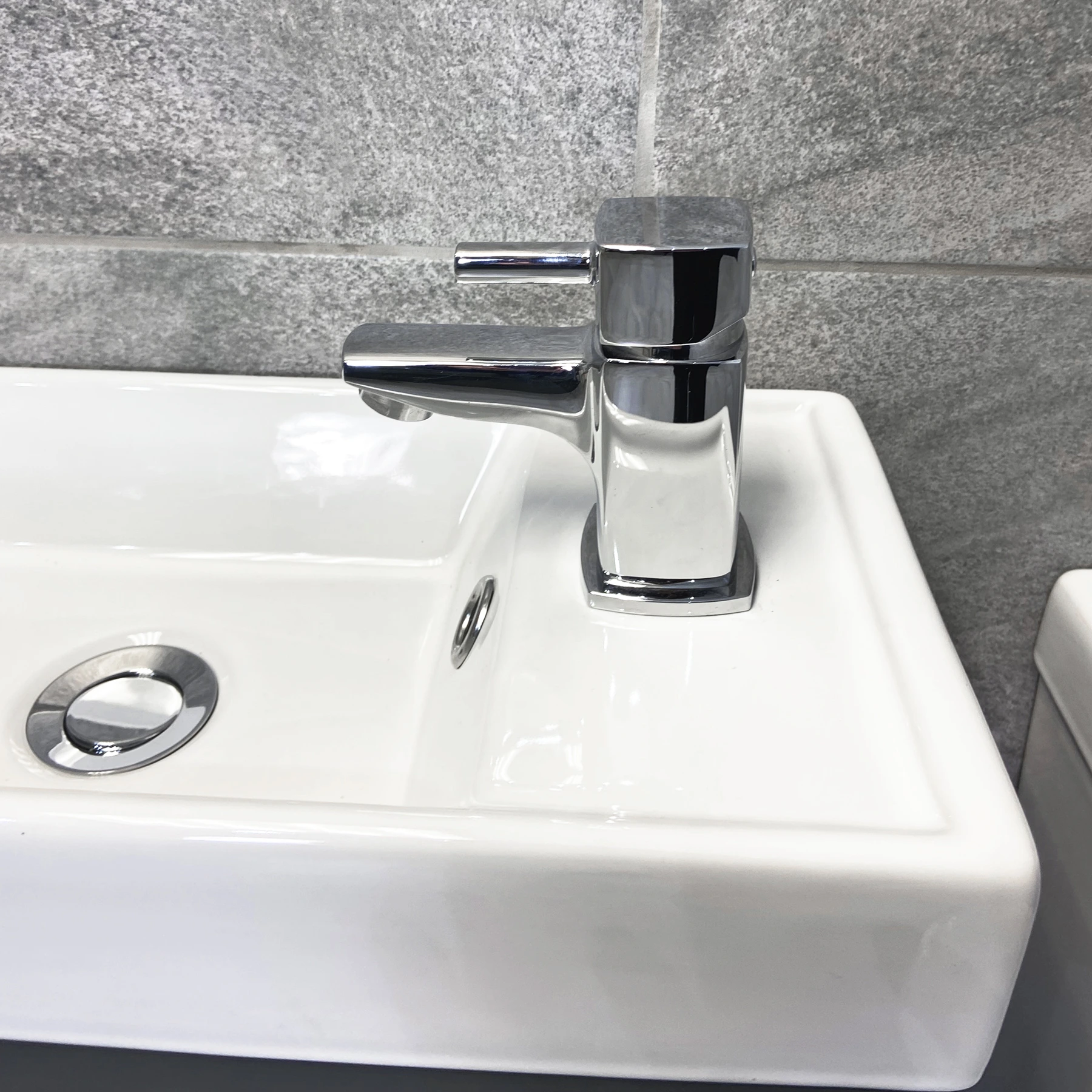 400mm Cube Cloakroom White Or Grey Vanity Basin Sink Unit With Toilet Ensuite 8 400mm Cube Cloakroom White Or Grey Vanity Basin Sink Unit With Toilet Ensuite - Image 6