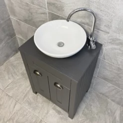 Chichester Floor Standing Bathroom Vanity Unit With Worktop, Basin And Tap 21 Chichester Floor Standing Bathroom Vanity Unit With Worktop, Basin And Tap -Comparethebathroom Shop KIT886 B Sorrento DGO Basin jpg webp
