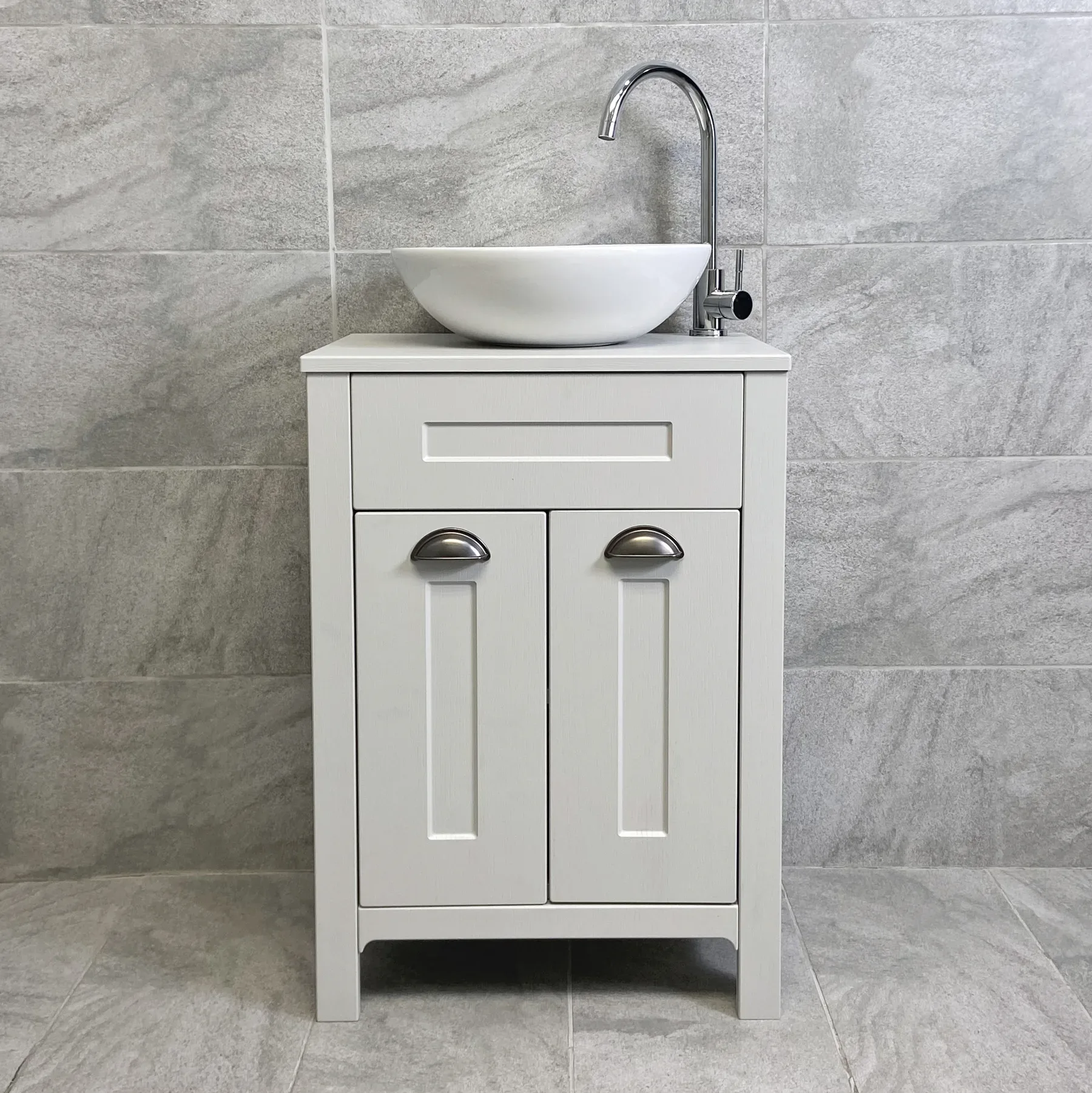 Chichester Floor Standing Bathroom Vanity Unit With Worktop, Basin And Tap 3 Chichester Floor Standing Bathroom Vanity Unit With Worktop, Basin And Tap