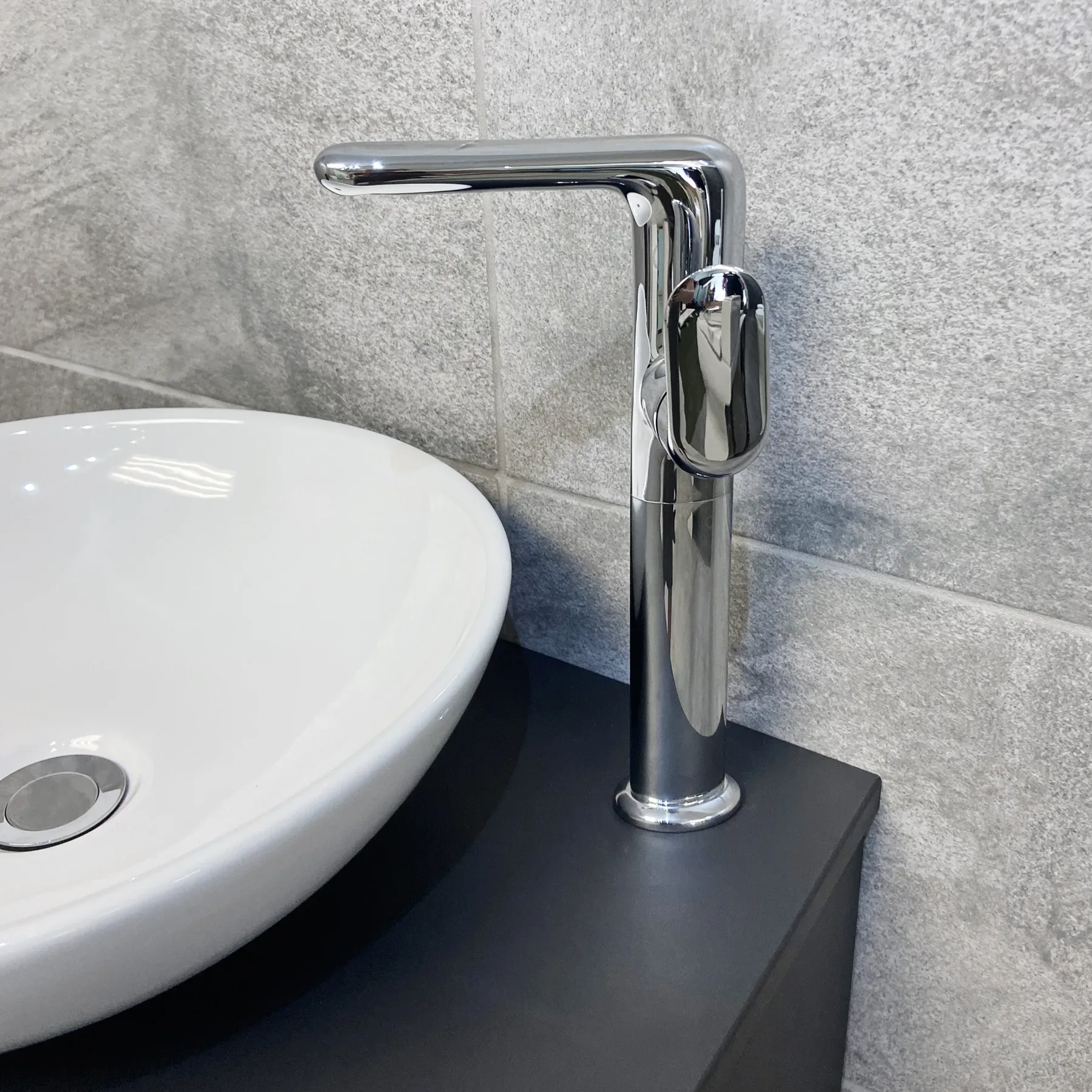 Aegean Floorstanding Bathroom Vanity Unit With Wok Basin & Tap In 4 Colours 4 Aegean Floorstanding Bathroom Vanity Unit With Wok Basin & Tap In 4 Colours - Image 2