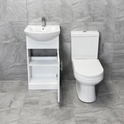 450 550 650 750 Vanity Basin Unit + Charlotte Toilet Set Bathroom Sink Suite 14 450 550 650 750 Vanity Basin Unit + Charlotte Toilet Set Bathroom Sink Suite -Comparethebathroom Shop Kit565 St Moritz 450 Charlie PV07 Open