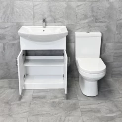450 550 650 750 Vanity Basin Unit + Charlotte Toilet Set Bathroom Sink Suite 13 450 550 650 750 Vanity Basin Unit + Charlotte Toilet Set Bathroom Sink Suite -Comparethebathroom Shop Kit565 St Moritz 650 Charlie PV07 Open