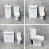 450 550 650 750 Vanity Basin Unit + Charlotte Toilet Set Bathroom Sink Suite -Comparethebathroom Shop Kit565 St Moritz Charlie Set Comp
