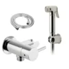 Shattaf Douche Mixer Tap, Hose & Wall Outlet Set For Bidet -Comparethebathroom Shop Lattif Crosswater Set jpg webp