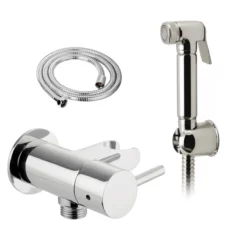 Shattaf Douche Mixer Tap, Hose & Wall Outlet Set For Bidet