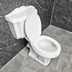 Legend Traditional Victorian Style Close Coupled Toilet With Soft Close Seat -Comparethebathroom Shop Legend Toilet V4 Open