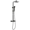 Lyla Matt Black Square Thermostatic Bathroom Bar Mixer Valve Shower Set 2 Lyla Matt Black Square Thermostatic Bathroom Bar Mixer Valve Shower Set -Comparethebathroom Shop Lilly Black Thermostatic Shower jpg webp
