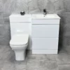 1100mm Luna Vanity Furniture Basin Sink And Toilet Set Bathroom Suite Units 2 1100mm Luna Vanity Furniture Basin Sink And Toilet Set Bathroom Suite Units -Comparethebathroom Shop Lucca Luna Vanity WC Set Front jpg webp