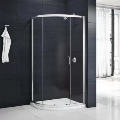 MERLYN MBOX One Door Quadrant Shower Cubicle Enclosure 900mm 800mm 1000mm + Tray