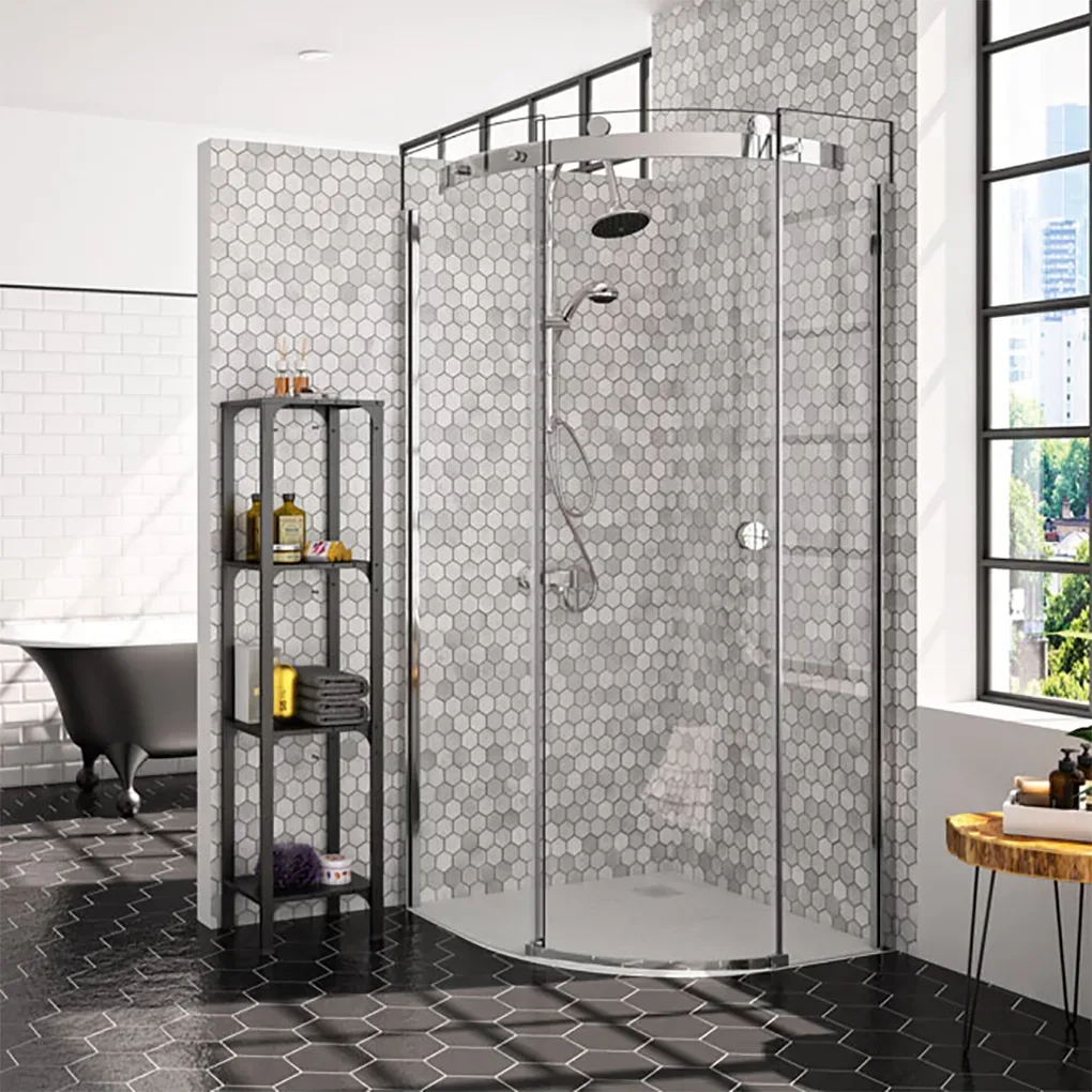 Merlyn 10 Series 1 Door Quadrant Cubicle 900 X 900mm Left Hand Clear Glass 3 Merlyn 10 Series 1 Door Quadrant Cubicle 900 X 900mm Left Hand Clear Glass