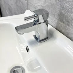 Hydros Match 550 Vanity Unit Basin Sink Bathroom Storage – Optional Tap -Comparethebathroom Shop Match 550mm Basin with Moritz Vanity Unit Tap 1