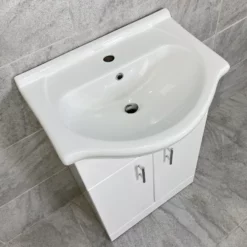 Hydros Match 1050mm Bathroom Vanity Sink & WC Toilet Set – Optional Tap 14 Hydros Match 1050mm Bathroom Vanity Sink & WC Toilet Set – Optional Tap -Comparethebathroom Shop Match Paris 550 Vanity Basin jpg webp