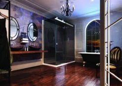 Merlyn 10 Series 1 Door Offset Quadrant With Tray Option 9 Merlyn 10 Series 1 Door Offset Quadrant With Tray Option -Comparethebathroom Shop Merlyn Series 10 1 Door Offset Quadrant with Tray Option Black Glass 3 Sizes 221186964509 3 JPG