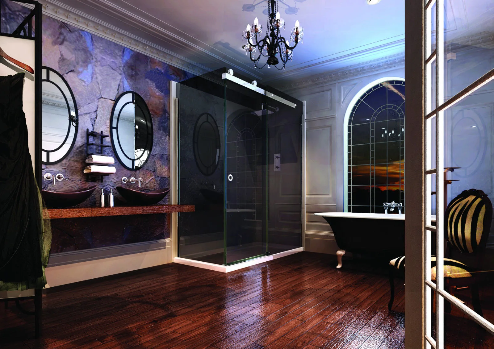 Merlyn 10 Series 1 Door Offset Quadrant With Tray Option 6 Merlyn 10 Series 1 Door Offset Quadrant With Tray Option - Image 4