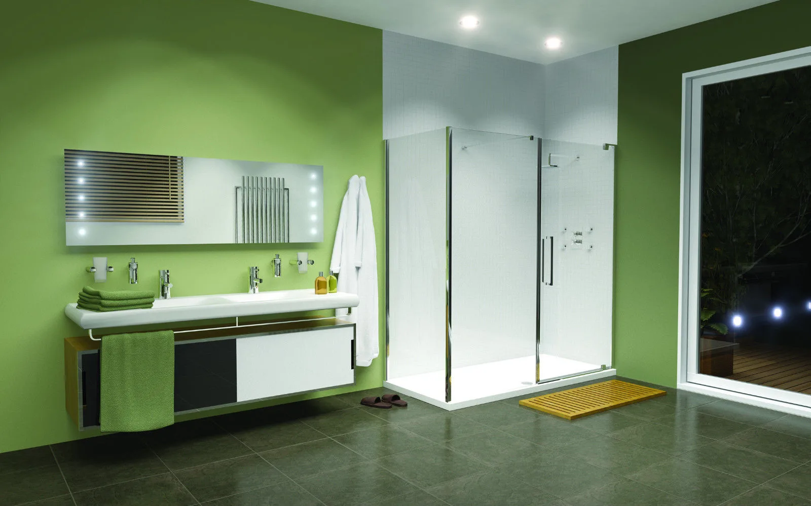 Merlyn 10 Series Pivot Shower Door With Tray Option 6 Merlyn 10 Series Pivot Shower Door With Tray Option - Image 4