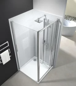 Merlyn 6 Series Bifold Shower Door With Tray Option / 4 Sizes