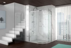 Merlyn 8 Series Frameless 1 Door Quadrant Shower Enclosure