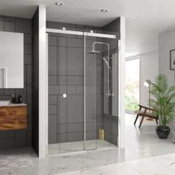 Merlyn 10 Series Sliding Shower Door With Tray Option 9 Merlyn 10 Series Sliding Shower Door With Tray Option -Comparethebathroom Shop Merlyn series 10 sliding door only RH jpg webp 1