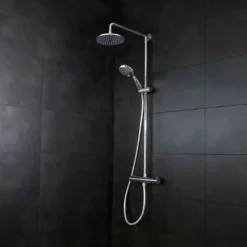 Mondella 800mm Or 900mm Pivot Shower Cubicle + Shower Tray + Shower Valve Option 12 Mondella 800mm Or 900mm Pivot Shower Cubicle + Shower Tray + Shower Valve Option -Comparethebathroom Shop Metro thermostatic shower mixer set 535410 on tiles jpg webp