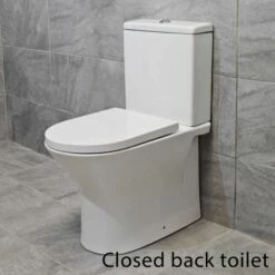 450mm Vanity Unit + Toilet Option Cloakroom Set Basin Sink Bathroom Suite + Tap 11 450mm Vanity Unit + Toilet Option Cloakroom Set Basin Sink Bathroom Suite + Tap -Comparethebathroom Shop Molly Maria BTW Side Low. Closed back toilet textpsd