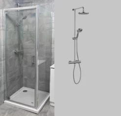 Mondella 800mm Or 900mm Pivot Shower Cubicle + Shower Tray + Shower Valve Option 14 Mondella 800mm Or 900mm Pivot Shower Cubicle + Shower Tray + Shower Valve Option -Comparethebathroom Shop Mondella Pivot Shower Suite with Metro Shower copy jpg webp
