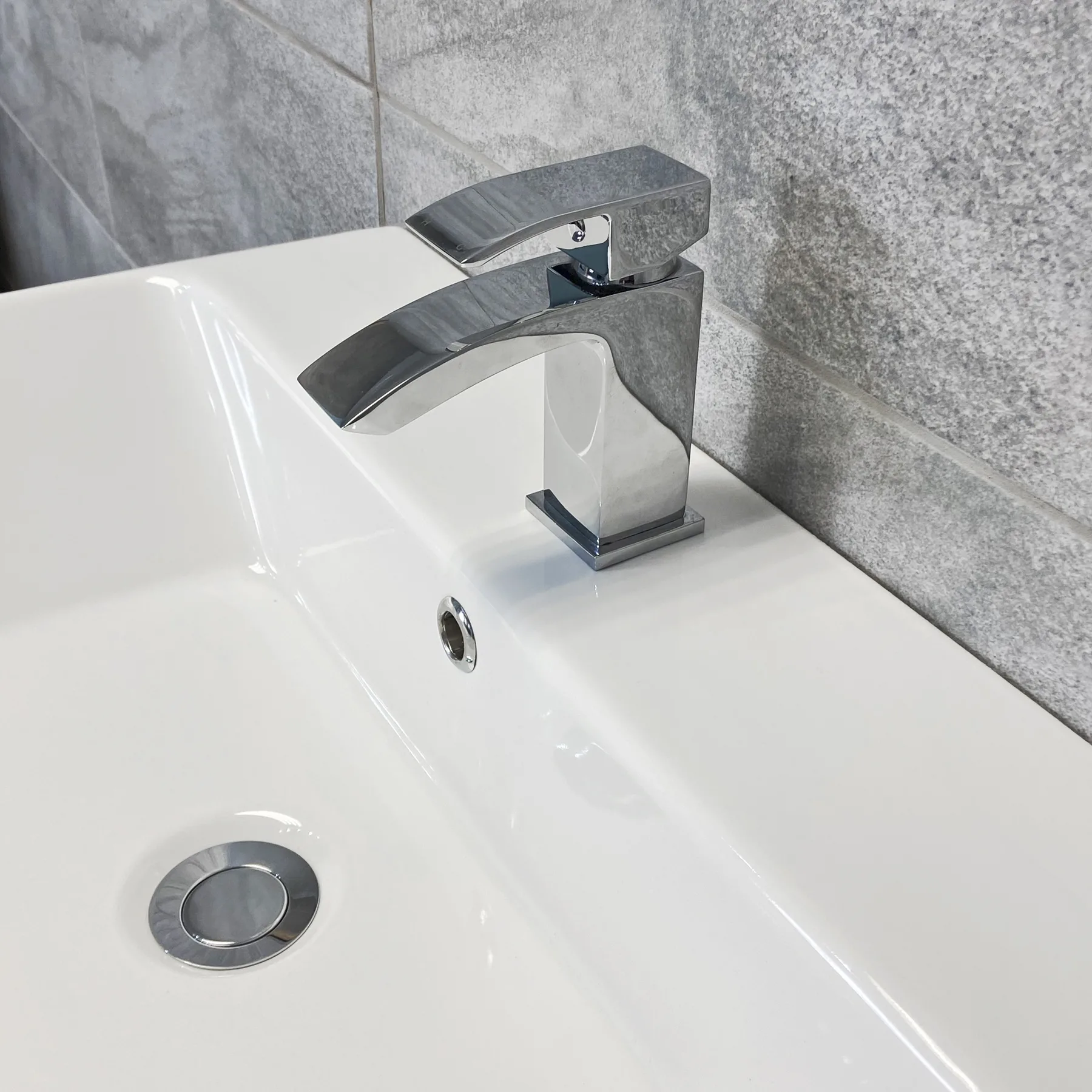 Aegean Satin Black Bathroom Furniture 1100mm Basin Sink Unit + Toilet Suite 6 Aegean Satin Black Bathroom Furniture 1100mm Basin Sink Unit + Toilet Suite - Image 4