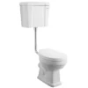 Traditional Carlton Low Level Pan Including Cistern, Toilet Seat, Lever Flush -Comparethebathroom Shop NCS870 NCS871B carlton low level pan cistern SQ jpg webp