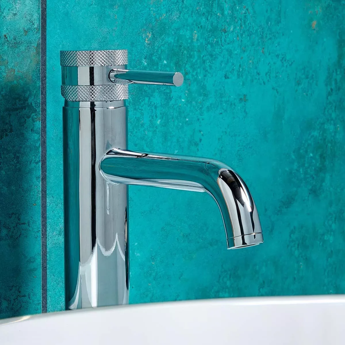 Core Chrome Finish Modern Round Style Tall Mono Basin Mixer Bathroom Tap 4 Core Chrome Finish Modern Round Style Tall Mono Basin Mixer Bathroom Tap - Image 2
