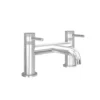 Core Chrome Finish Modern Round Style Bath Filler Bathroom Tap -Comparethebathroom Shop NU 007 CUTOUT jpg webp