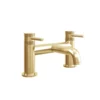 Core Brushed Brass Modern Round Style Bath Filler Bathroom Tap 2 Core Brushed Brass Modern Round Style Bath Filler Bathroom Tap -Comparethebathroom Shop NU 009 CUTOUT 001 1500x1500 1