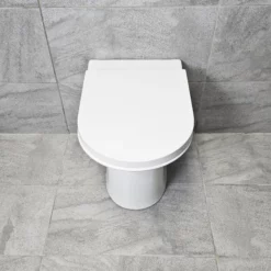 Olive Luxury Rimless Back To Wall Pan Including Soft Close Seat 9 Olive Luxury Rimless Back To Wall Pan Including Soft Close Seat -Comparethebathroom Shop Olivia Olive Toilet Front