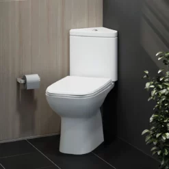 RAK Origin Corner Toilet Space Saving + Soft Close Seat Cloakroom Close Coupled