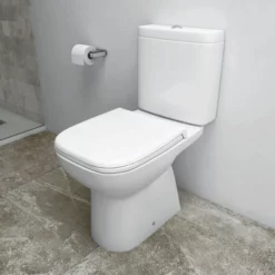 Rak Origin Close Coupled Toilet Short Projection WC Inc Soft Close Seat Compact