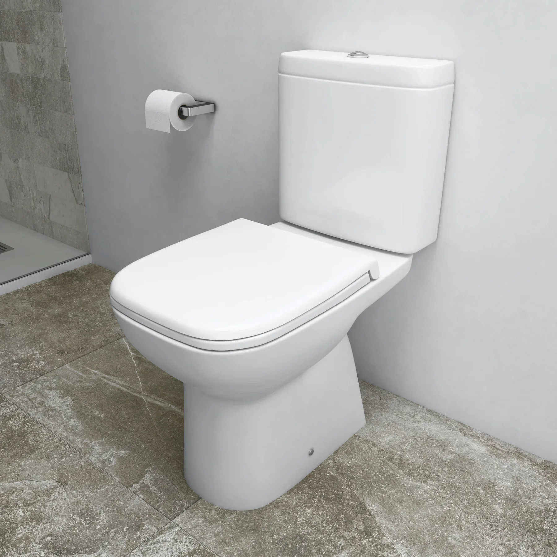 Rak Origin Close Coupled Toilet Short Projection WC Inc Soft Close Seat Compact 3 Rak Origin Close Coupled Toilet Short Projection WC Inc Soft Close Seat Compact