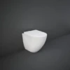 Rak Des Back To Wall Rimless White Modern Style Toilet WC Pan + Soft Close Seat -Comparethebathroom Shop Rak Des BTW Pan
