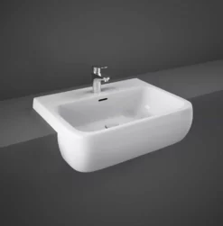 Rak Metropolitan Semi Recessed Basin & Back To Wall Toilet Pan Bathroom Suite -Comparethebathroom Shop Rak Metropolitain Semi Recess Basin Set Pic Feb 19 jpg webp