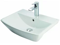 Rak Summit Semi Recessed Basin Bathroom Sink Cloakroom Basin White -Comparethebathroom Shop Rak Summit Semi Recessed Basin Bathroom Sink Cloakroom Basin White 221175521213 2 JPG