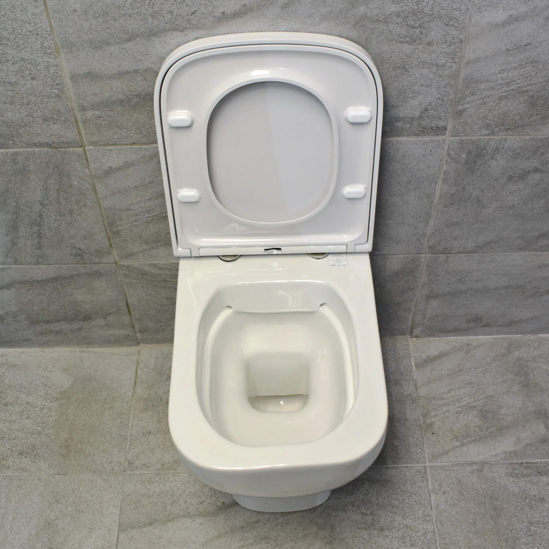 Rak Series 600 Back To Wall Rimless Toilet Pan Including Seat WC 9 Rak Series 600 Back To Wall Rimless Toilet Pan Including Seat WC - Image 7