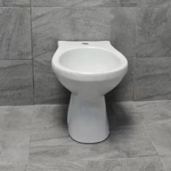 Rita Bidet White High Quality Ceramic 1 Tap Hole Modern Style -Comparethebathroom Shop Rapido bidet front low jpg webp