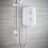 Redring Vital 9.5kw Electric Shower With Push Button White And Chrome 1 Redring Vital 9.5kw Electric Shower With Push Button White And Chrome -Comparethebathroom Shop Redring Vital 9.5kw Electric Shower 1 July 19 1