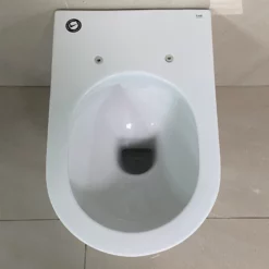 RAK Resort Standard Height Rimless Back To Wall Toilet WC Pan 8 RAK Resort Standard Height Rimless Back To Wall Toilet WC Pan -Comparethebathroom Shop Resort BTW Pan no seat jpg webp 2