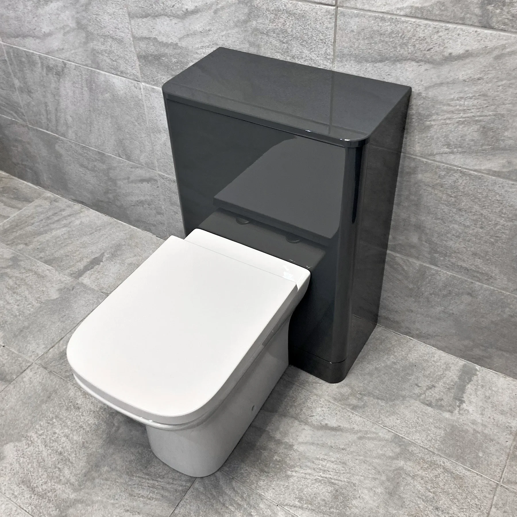 Ross 500mm WC Toilet Unit With Back To Wall WC Pan White Or Anthracite Grey 7 Ross 500mm WC Toilet Unit With Back To Wall WC Pan White Or Anthracite Grey - Image 5