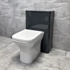 Ross 500mm WC Toilet Unit With Back To Wall WC Pan White Or Anthracite Grey