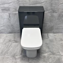 Ross 500mm WC Toilet Unit With Back To Wall WC Pan White Or Anthracite Grey 9 Ross 500mm WC Toilet Unit With Back To Wall WC Pan White Or Anthracite Grey -Comparethebathroom Shop Rio Ross Anthracite WC Unit Gina SQ BTW Pan jpg webp