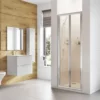 Roman Haven 6 Bi-Fold Shower Door With Optional Side Panel Chrome 2 Roman Haven 6 Bi-Fold Shower Door With Optional Side Panel Chrome -Comparethebathroom Shop Roman Haven Bi Fold Shower Door with Optional Side Panel Chrome 222107161442 jpg webp